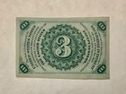  us Fractional Currency 3 Cents -third Issue Fr 1226 - Light Background - Au unc