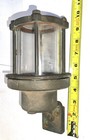 Vintage Solid Brass Ship Light Fixture Lamp Marine  Outdoor Wall Unknown Old
