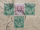 Malaya Straits Settlements 1932 Singapore Registered Mail Koonnakudi India M2124