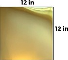 Recollections Signature 12  X 12  Gold Mirror Foil Cardstock  Paper  - 2 Sheets