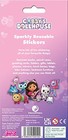 Gabby s Dollhouse Sparkly Reusable Stickers Official Licensed One Size Single