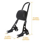 Detachable Passenger Backrest Pad Sissy Bar For 04-22 Harley Sportster 883 1200
