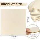 12 Pack Basswood Sheets For Craft 12 X 12 X 1 8 Inch 3mm Thick Plywood Sheets