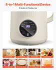 Vevor 8-in-1 Nut Milk Maker 41 Oz Soy Milk Maker Homemade Oat Nut Soy Juice