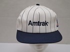 Vintage Amtrak 1999 Pin Stripe Mlb Sponsorship Snapback Hat