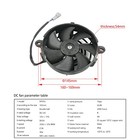 Otom Universal Motorcycle Radiator Cooling Fan Oil Cooler Water Cooler 5 Inches