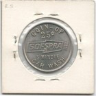 Sofspra Lindstrom  Mn - Coin-op 25   Sofspra 5 Minute Car Wash Token - Chisago Co