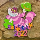Disneylanmd Paris - 2022 St  Patrick s Day - Cheshire Cat Pin