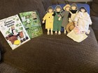 Linea Dolls  2 Cloth  2 Jointed Paper Dolls With Clothes  And 2 Books