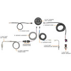 Glowshift 3in1 Diesel Combo Gauge - 60psi Turbo Boost Pyrometer Trans Temp