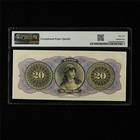 1899 Costa Rica Banco De Costa Rica 20 Pesos Pick s165r Pmg 66 Epq Unc Remainder
