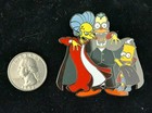 The Simpsons X Vampire Horror Homer Mr Burns Bart Funny Custom Enamel Pin 