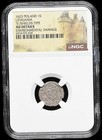 Poland King Sigismund Iii 1623 Ad  Silver Lithuania Solidus 1s 1587-1632  Ngc Au
