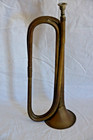 Vintage Rexcraft U s  Regulation 17  Made In Usa Military Brass Bugle Horn
