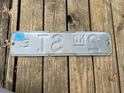 Vtg 2nd St  E Street  Road Sign 24  x 6  Pressed Embossed Raised Steel