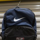 Nike Volleyball Backpack Blue Black Brasilia 9 5 Training Sports Graphic Print