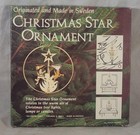 Vintage Brass Ornament Silvestri Christmas Star Mib Nos Sweden