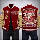 San Francisco 49ers 80th Anniversary Baseball Jacket