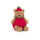 Nwt Jellycat Bartholomew Bear Strawberry Limited Release-valentine s Day Gift
