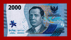 2 000 2000 Rupiah 2023 Indonesia Unc Note - Sign  Warjiyo   Indrawati -  p-163b 