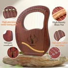 Vixxnoxx Lyre Harp  19-string Mahogany 19 Strings-mango  19 Strings-mango