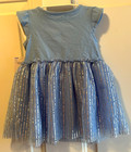 Nwt  12 Mo Baby Girls Jumping Beans Disney Princess Frozen Elsa Blue Tutu Dress