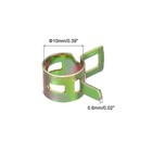 20pcs Id 10mm 3 8inch Fuel Line Hose Clips Pipe Clamps Spring Hose Clamp
