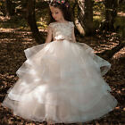 Flower Girl Dresses Pageant Dress Girls First Communion Dresses Kids Prom Dress