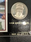 1989 Bowman Ken Griffey Jr   Sr  Silver Coin Plaque  220