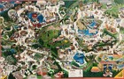 1995 Opryland Usa Vintage Theme Park Souvenir Map Nashville  Tn