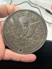 Sasa 1896 Bryan Money Holed Lead Large Style Morgan Dollar