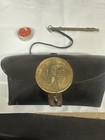 Original Civil War Union Eagle Cartridge Box Sling Plate Breastplate W  Leather