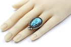 Vintage Navajo Old Pawn Sterling Silver Size 5 75 Fancy Design Southwest Ring
