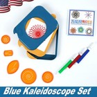 Spirograph Deluxe Tin Set Draw Spiral Designs Interlocking Toys Gears Wheels 9x
