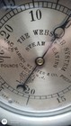 Large Antique Boston Star Co  Webster Steam Vacuum Gauge 7 60 Dia  2