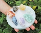 Polished Selenite Circle Charging Station 3  4  Or 6  - Flat Round Crystal Plate