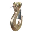 4pcs 3 8  Grade 70 Heavy Duty Forged Steel Clevis Slip Hook With Safety Latch
