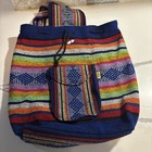 Pinzon Mexican Backpack Baja Jerga Bag Hand Woven Boho Hippie Gear Beach Unisex