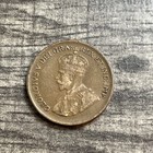 1934 Canada Circulated George V One Small Cent Canadian Coin Old Vintage