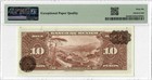 Mexico 10 Pesos 1943  Pmg 66 Epq   banco De Mexico  Pick  39a