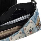 Samoyed American Eskimo Puppy Dog Ladies Crossbody  Purse Clutch Nwt Free Ship 