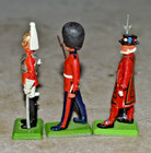British Soldiers 1970 s Lead Toy Figures - Lot Of 3 Britains Ltd Made In England