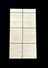Us Stamp Lot - 1971 Booklet Pane Imperf Print Cut Error Sn C78a Mnh   R52