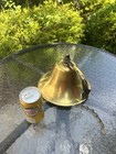 Solid Brass Wall Mount Nautical Marine Ship s Bell fog Bell 8  Dia X 6  Tall