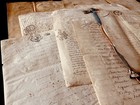 Vellum Manuscript From 1700s - Authentic Stamped   Signed Document On Parchment