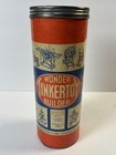 Vintage The Original Tinker Toy Set 1960s Canister 69 Pieces-not Complete