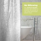 Organic Hemp Fabric Shower Curtain - Perfect For Tub  Bath And Stall Showers