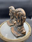 Antique Cast Iron Bronze Abraham Lincoln 6    Bookends