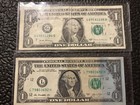 Us One Dollar  2013 Blue Ink Error   2017  Bill Misalignment Dollar Circulated