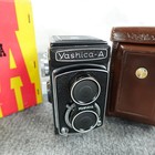 Vintage Yashica A Camera Film Tlr 80mm F 3 5 Case Iob Lens Cap Manual Japan     